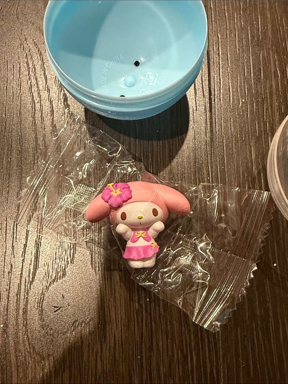 My Melody Pink Character Figurine - Kawaii Sanrio Style